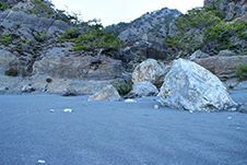 Domata Strand in Sfakia, Chania, Kreta, Griechenland