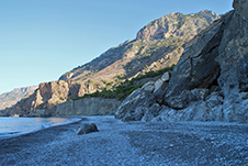 Domata Strand in Sfakia, Chania, Kreta, Griechenland