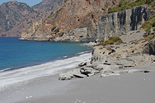 Domata Strand in Sfakia, Chania, Kreta, Griechenland