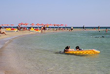 Frangokastelo Strand in Sfakia, Chania, Kreta, Griechenland