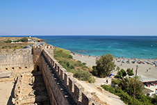 Frangokastelo Strand in Sfakia, Chania, Kreta, Griechenland