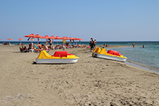 Frangokastelo Strand in Sfakia, Chania, Kreta, Griechenland