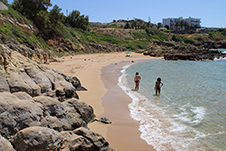 Kalathas Strand in Akrotiri, Chania, Kreta, Griechenland