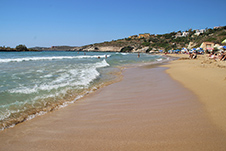 Kalathas Strand in Akrotiri, Chania, Kreta, Griechenland