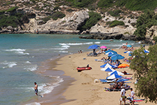 Kalathas Strand in Akrotiri, Chania, Kreta, Griechenland