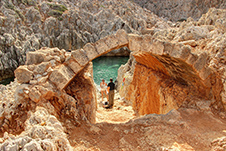 Katholiko Beach in Akrotiri, Chania, Crete, Greece