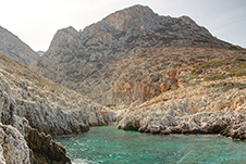 Katholiko Beach in Akrotiri, Chania, Crete, Greece