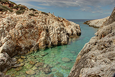 Katholiko Beach in Akrotiri, Chania, Crete, Greece