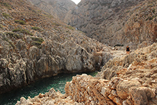 Katholiko Beach in Akrotiri, Chania, Crete, Greece