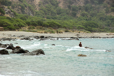 Kokkina Gkremna Beach in Kissamos, Chania, Crete