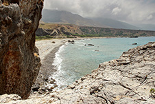 Kokkina Gkremna Beach in Kissamos, Chania, Crete