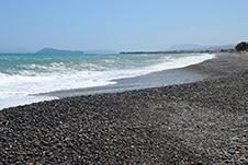 Kolymbari Strand in Platanias, Chania, Kreta, Griechenland