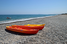 Kolymbari Strand in Platanias, Chania, Kreta, Griechenland