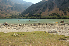 Kournas Lake Beach in Apokoronas, Chania, Crete