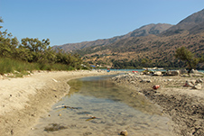 Kournas Lake Beach in Apokoronas, Chania, Crete