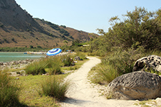 Kournas Lake Beach in Apokoronas, Chania, Crete