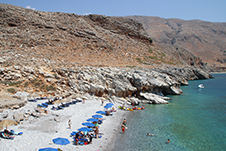 Marmara Strand in Sfakia, Chania, Kreta