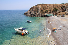Menies beach in Platanias, Chania, Crete