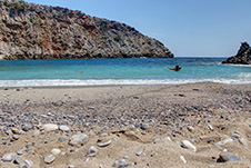 Menies beach in Platanias, Chania, Crete