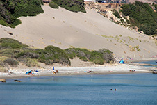 The beach of Orthi Ammos near Frangokastello, Sfakia, Chania