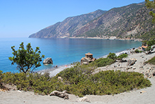 Agios Pavlos Strand in Sfakia, Chania, Kreta, Griechenland