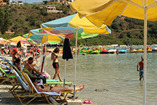 Kournas Lake Beach in Apokoronas, Chania, Crete