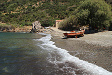 Ravdoucha Strand in Platanias, Chania, Kreta, Griechenland