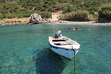 Ravdoucha Strand in Platanias, Chania, Kreta, Griechenland