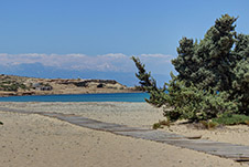 Sarakiniko Strand, Gavdos Insel, Chania, Kreta, Griechenland