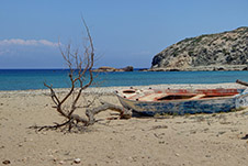 Sarakiniko Strand, Gavdos Insel, Chania, Kreta, Griechenland