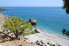 Sentoni Beach near Sfakia, Chania, South Crete