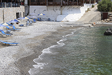 Chora Sfakion Strand, Sfakia, Chania, Kreta, Griechenland