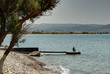 Beach of Tavronitis in Platanias, Chania, Crete, Greece