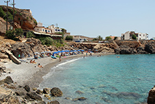 Chora Sfakion Strand, Sfakia, Chania, Kreta, Griechenland